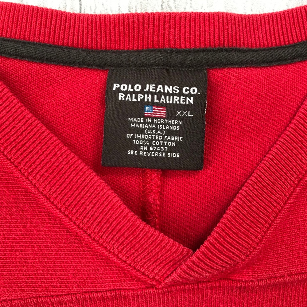 🌟SOLD🌟 1990’s Polo Jeans Co Longsleeve Shirt - Picture 4 of 5